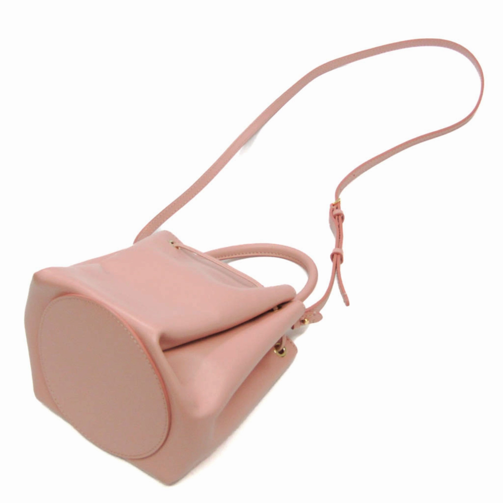 Burberry Tb  Leather Shoulder Bag (Pre-Owned)
