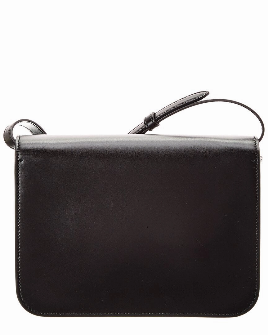 Burberry TB Small Leather Shoulder Bag (Authentic Pre-Owned)