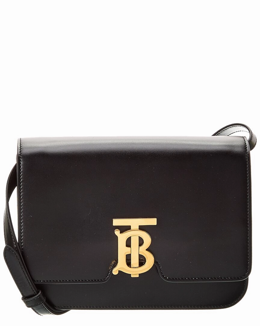 Burberry TB Small Leather Shoulder Bag (Authentic Pre-Owned)