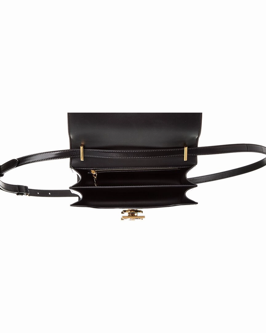 Burberry TB Small Leather Shoulder Bag (Authentic Pre-Owned)