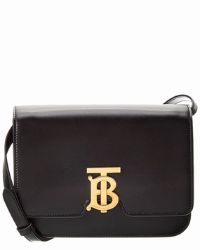 Burberry TB Small Leather Shoulder Bag (Authentic Pre-Owned)