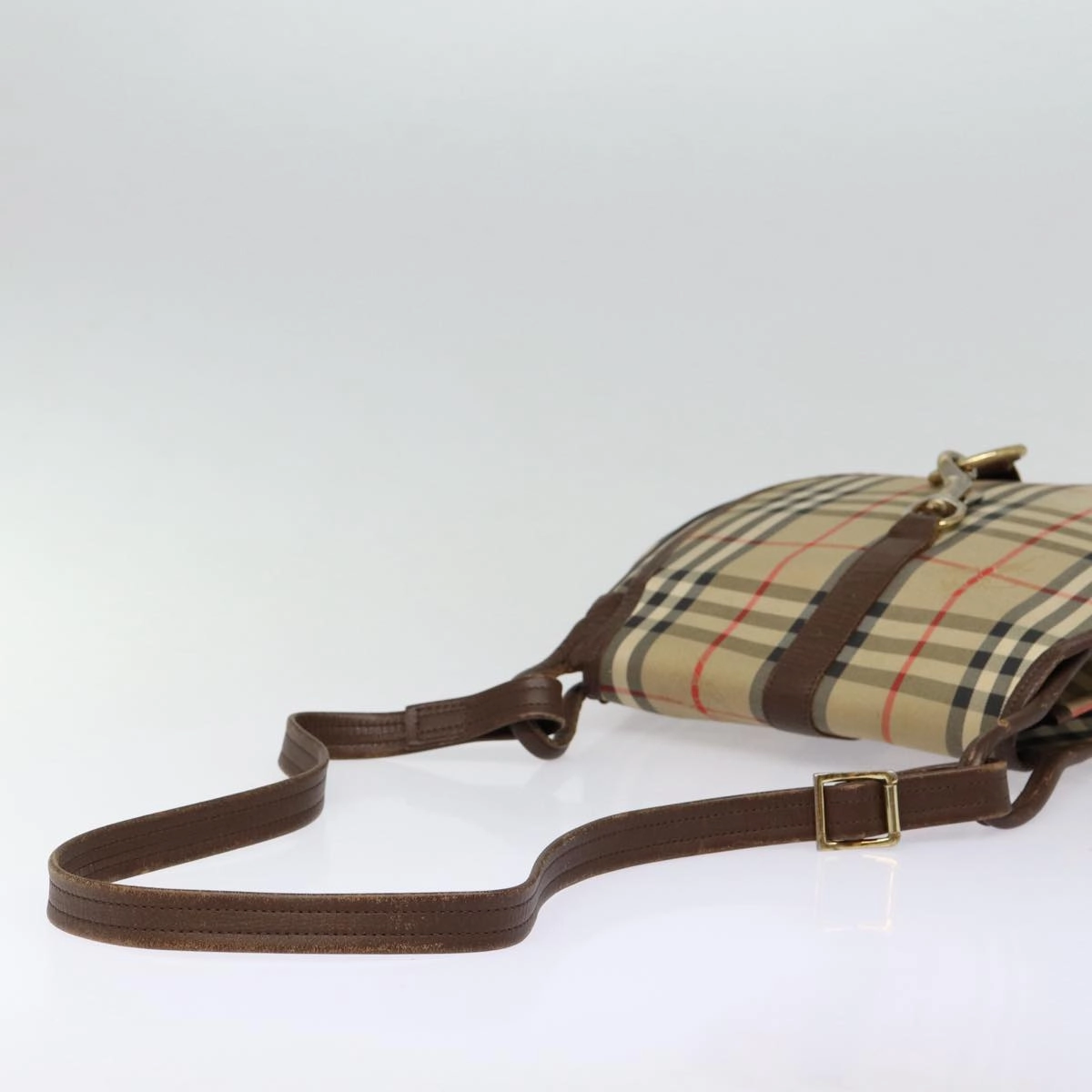 Burberry Vintage Check  Canvas Shoulder Bag (Pre-Owned)