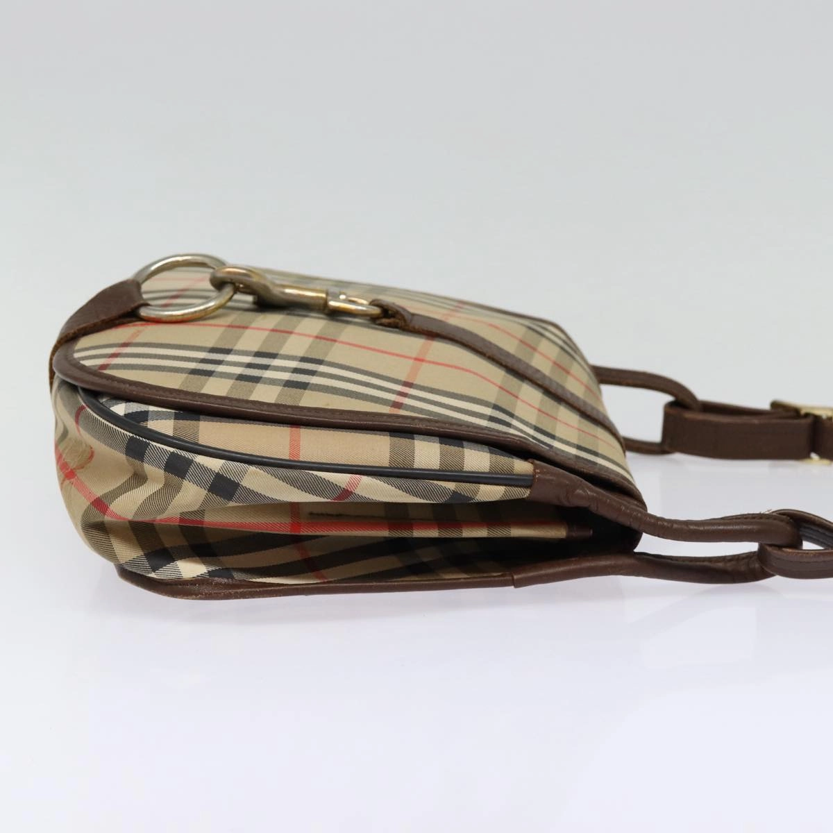 Burberry Vintage Check  Canvas Shoulder Bag (Pre-Owned)