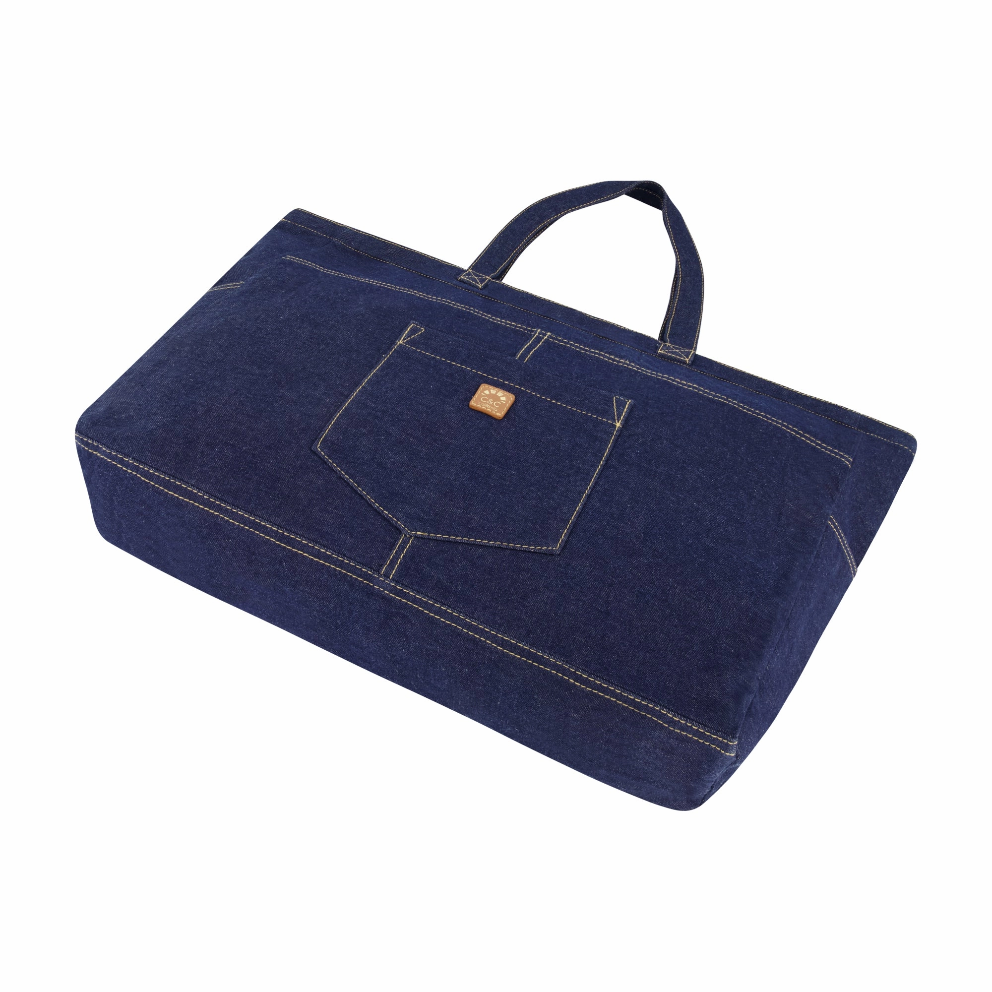 C & C California Multi Pocket Denim Tote