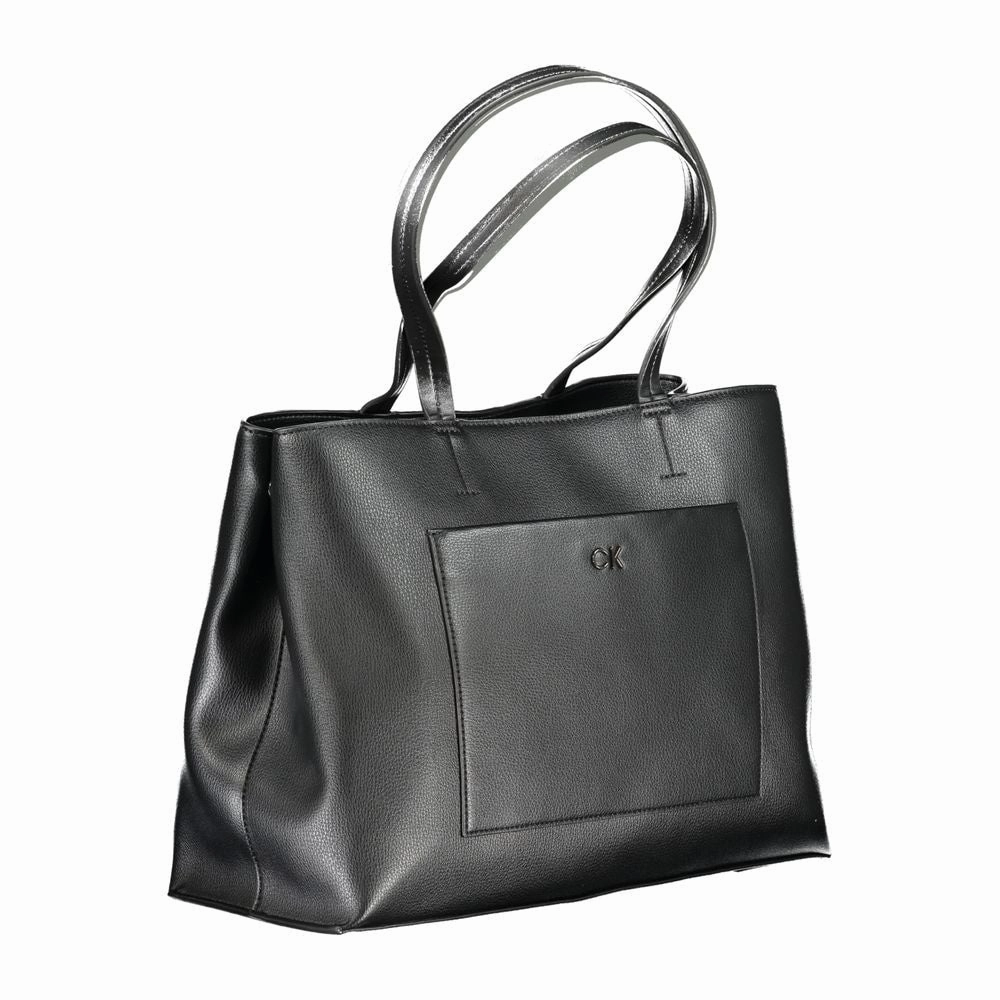 Calvin Klein Black Polyester Women's Handbag