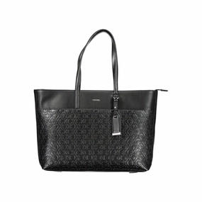 Calvin Klein Black Polyester Women's Handbag