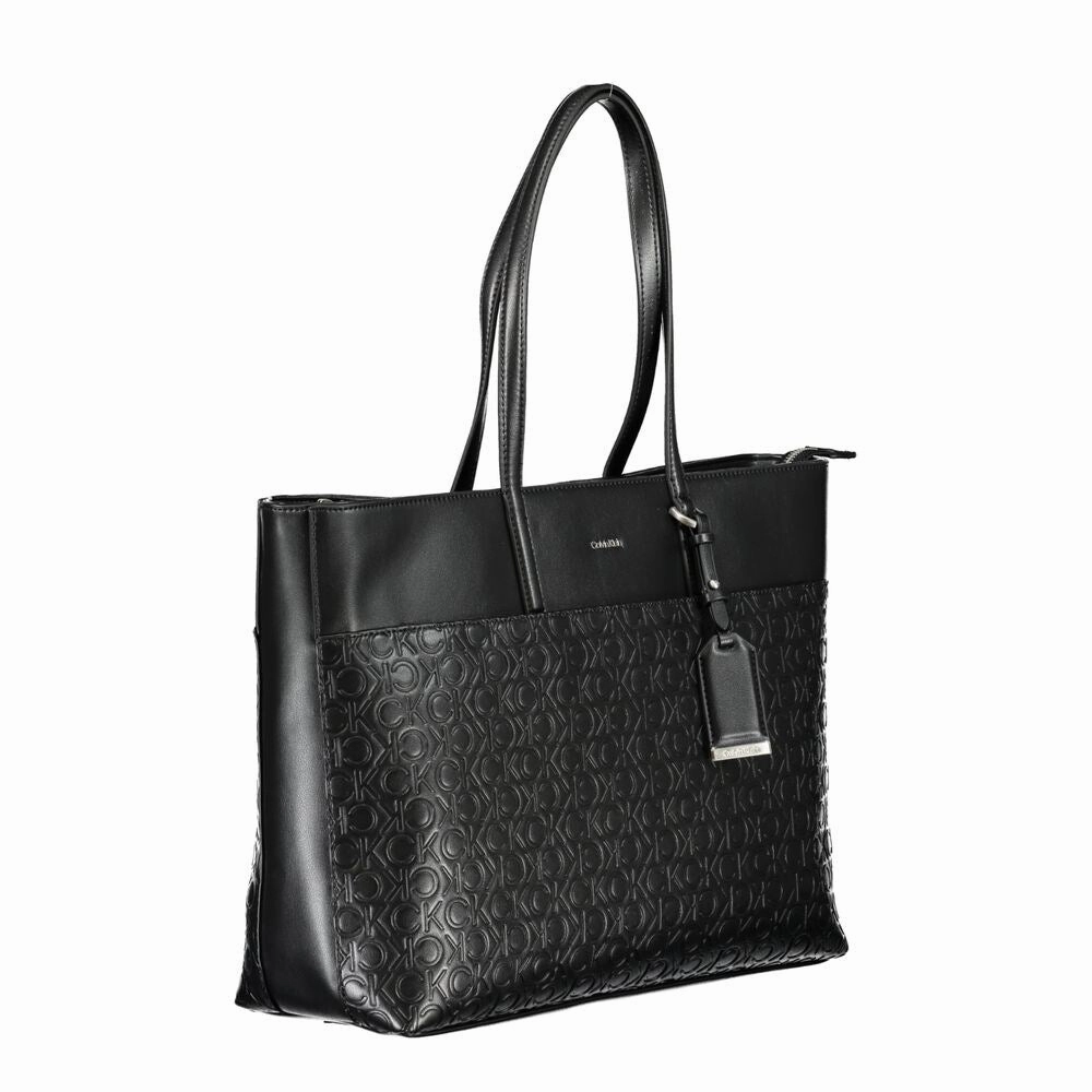 Calvin Klein Black Polyester Women's Handbag