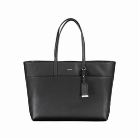 Calvin Klein Black Polyester Women's Handbag