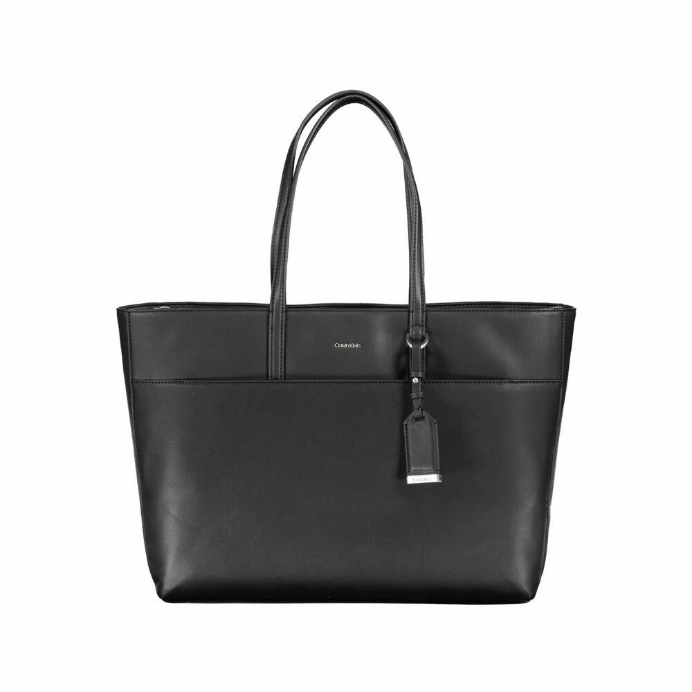 Calvin Klein Black Polyester Women's Handbag