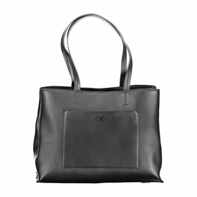 Calvin Klein Black Polyester Women's Handbag