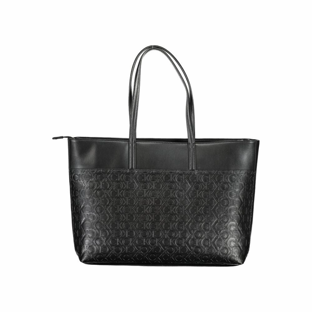 Calvin Klein Black Polyester Women's Handbag