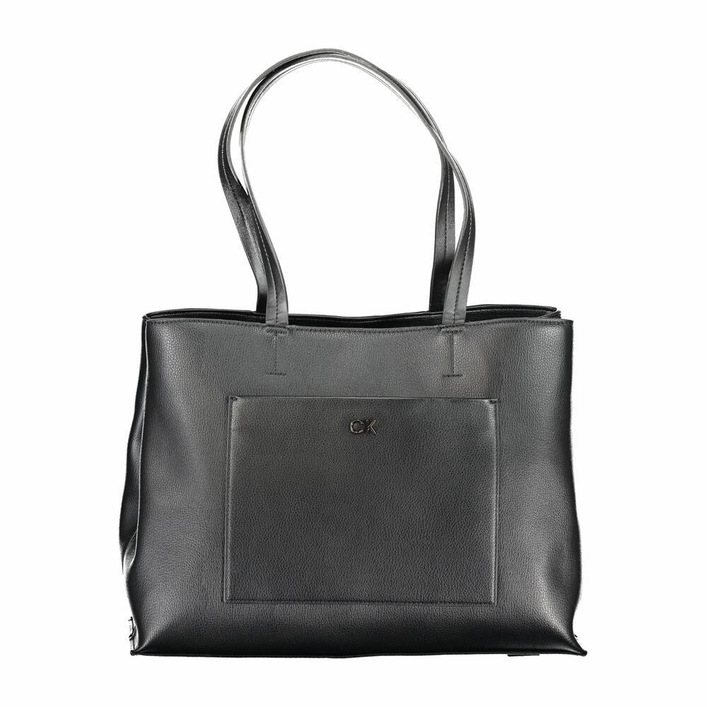 Calvin Klein Black Polyester Women's Handbag