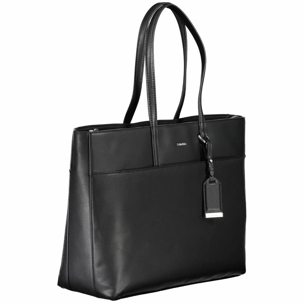 Calvin Klein Black Polyester Women's Handbag