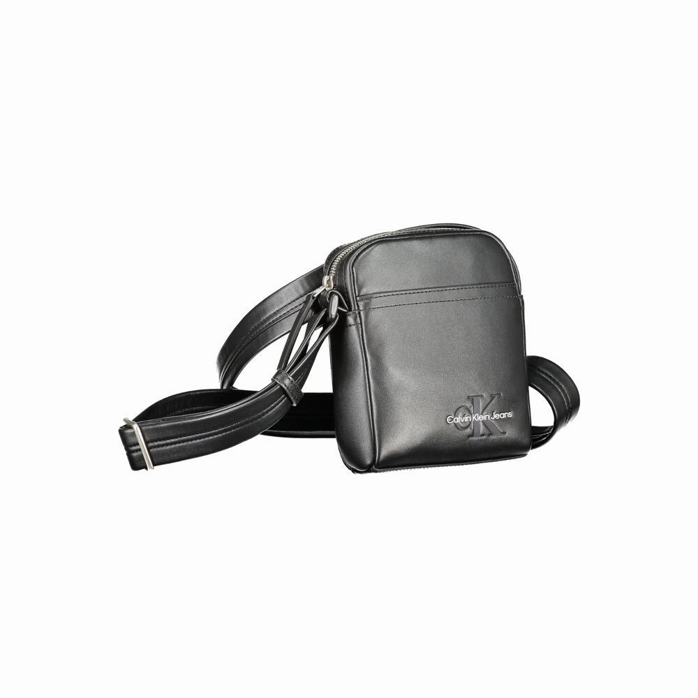 Calvin Klein Black Polyethylene Shoulder Men's Bag