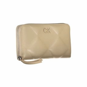 Calvin Klein Elegant Beige Multi-Compartment RFID Women's Wallet