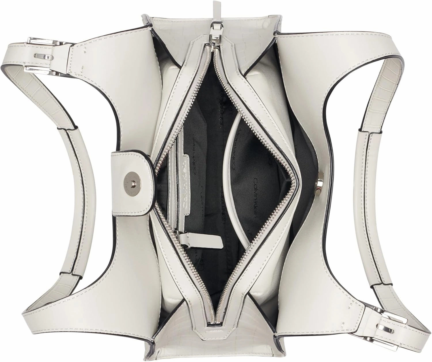 Calvin Klein Quill Triple Compartment Satchel
