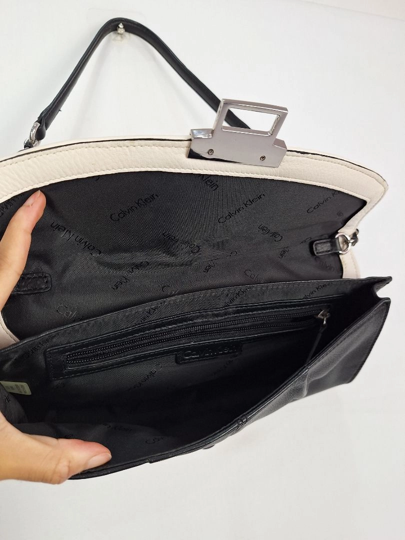 Calvin Klein Quilted Rectangle Baguette Bag