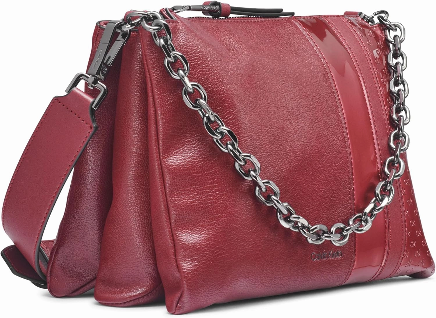 Calvin Klein Rain Triple Compartment Chain Crossbody