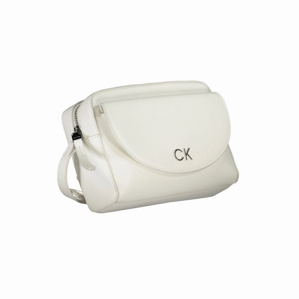 Calvin Klein White Polyethylene Women's Handbag