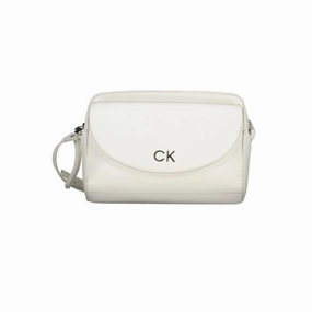 Calvin Klein White Polyethylene Women's Handbag