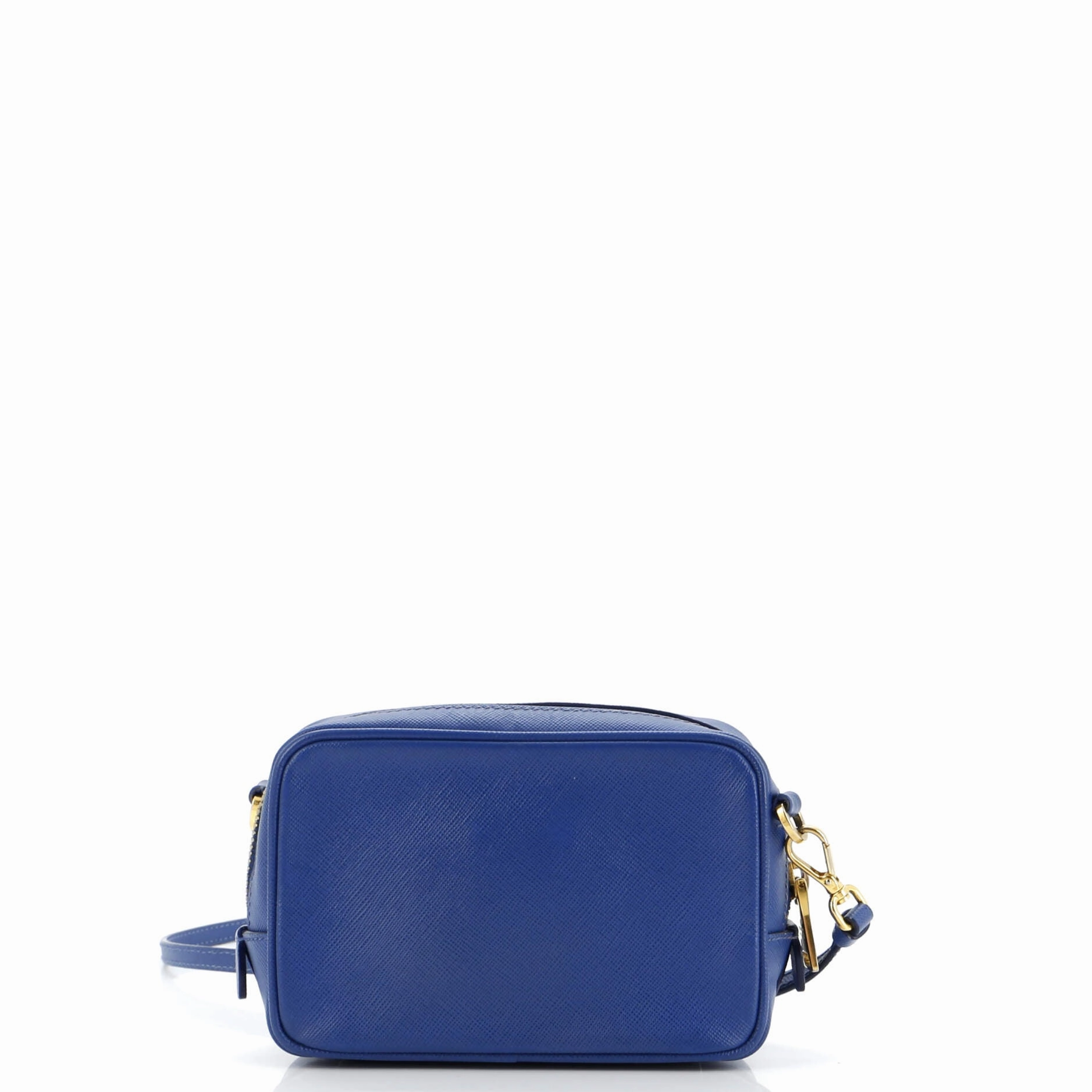 Camera Shoulder Bag Saffiano Leather Mini