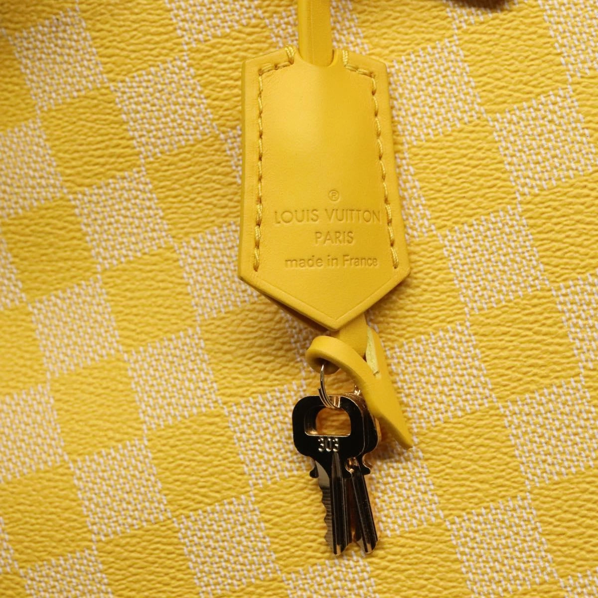 Canvas Shoulder Bag with Key Charm and Padlock