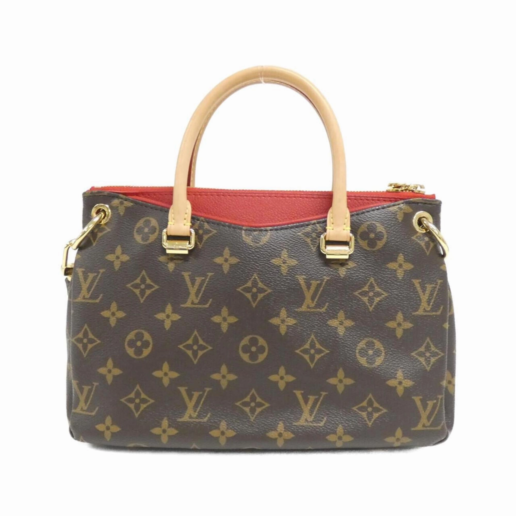 Canvas Shoulder Bag with Strap and Metal Accents