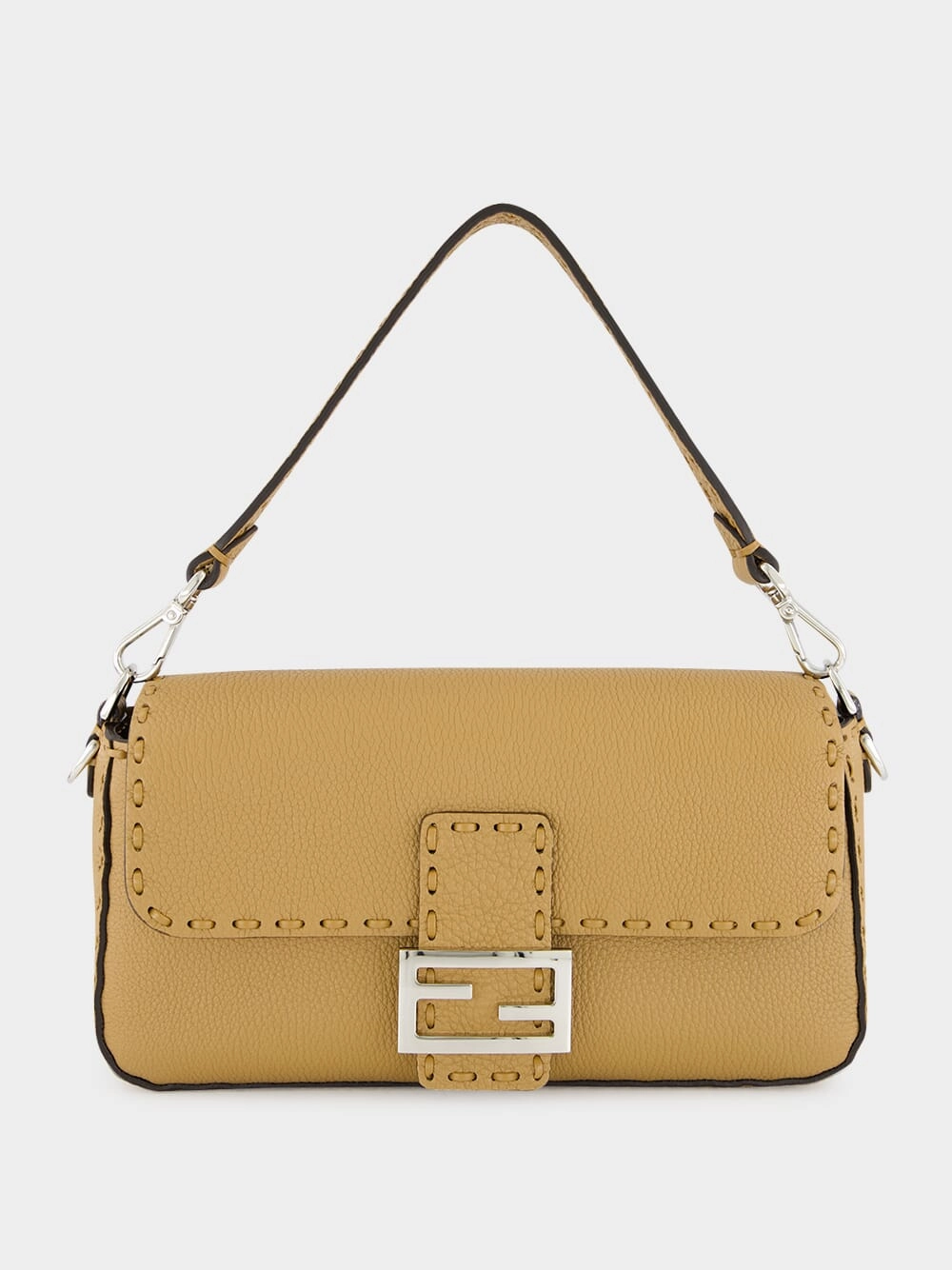 Cappuccino Baguette Selleria Bag