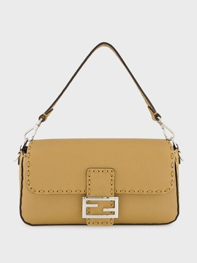 Cappuccino Baguette Selleria Bag