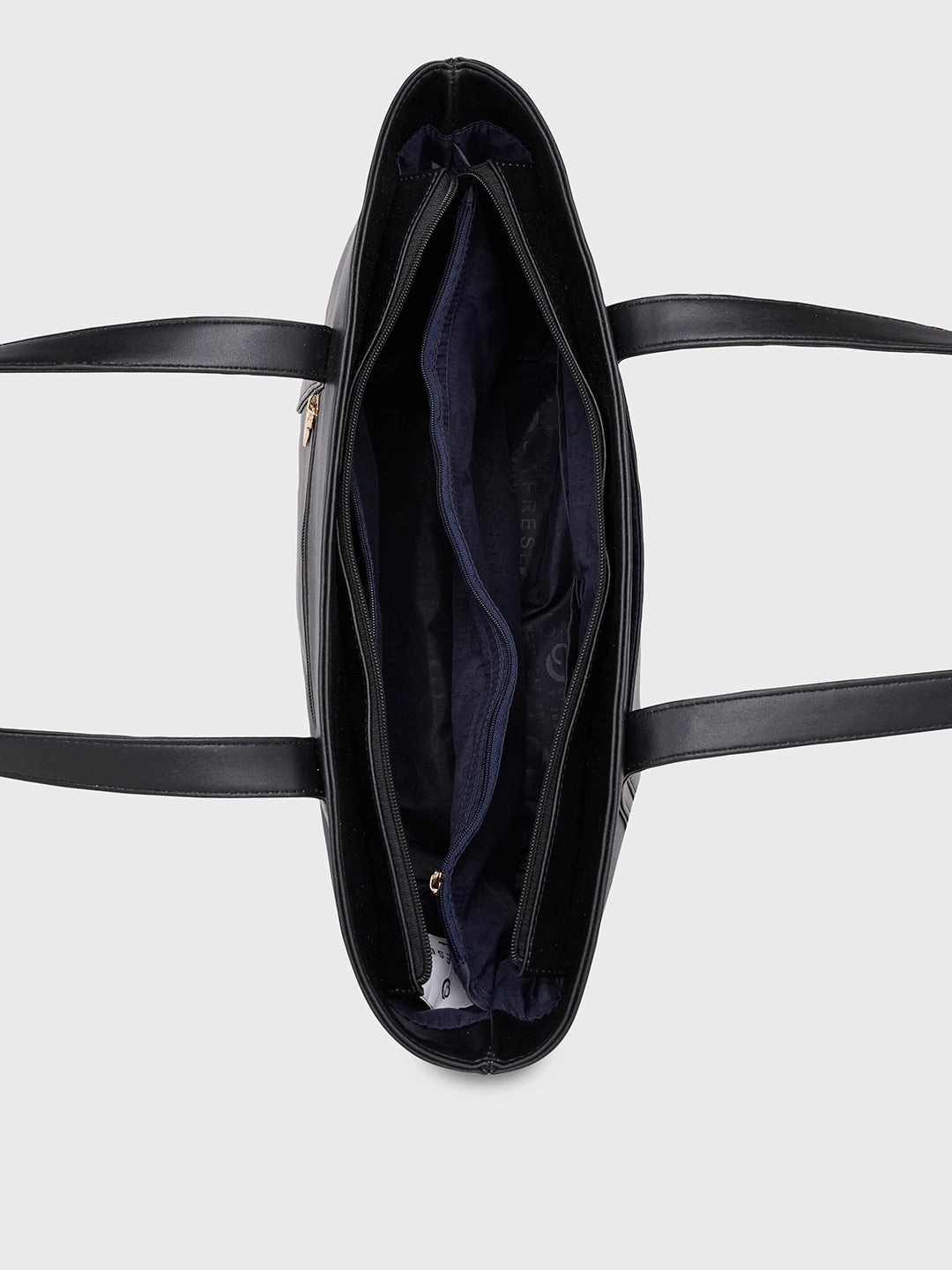 Caprese Aarya Large Black Tote Bag