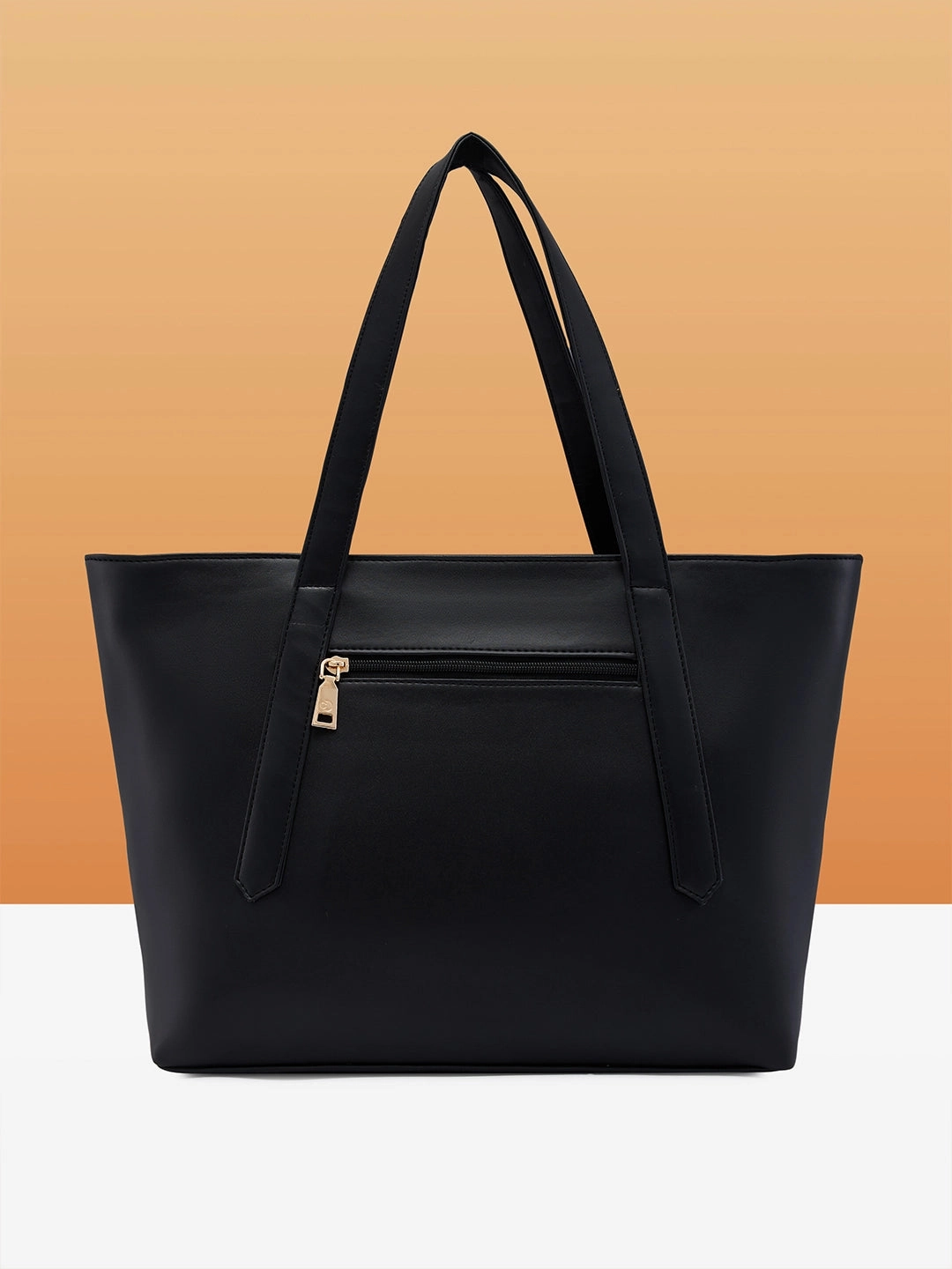 Caprese Aarya Large Black Tote Bag
