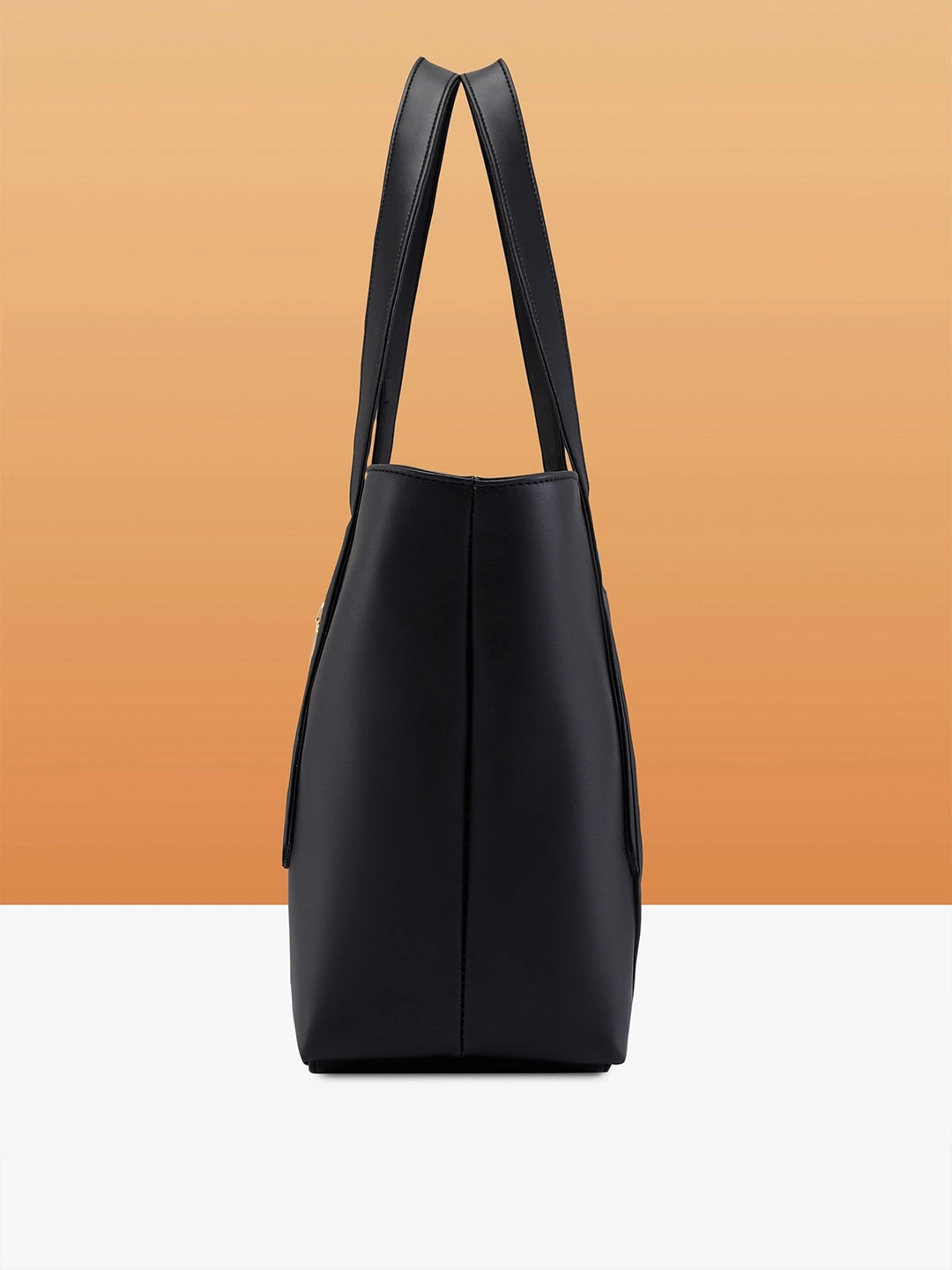 Caprese Aarya Large Black Tote Bag