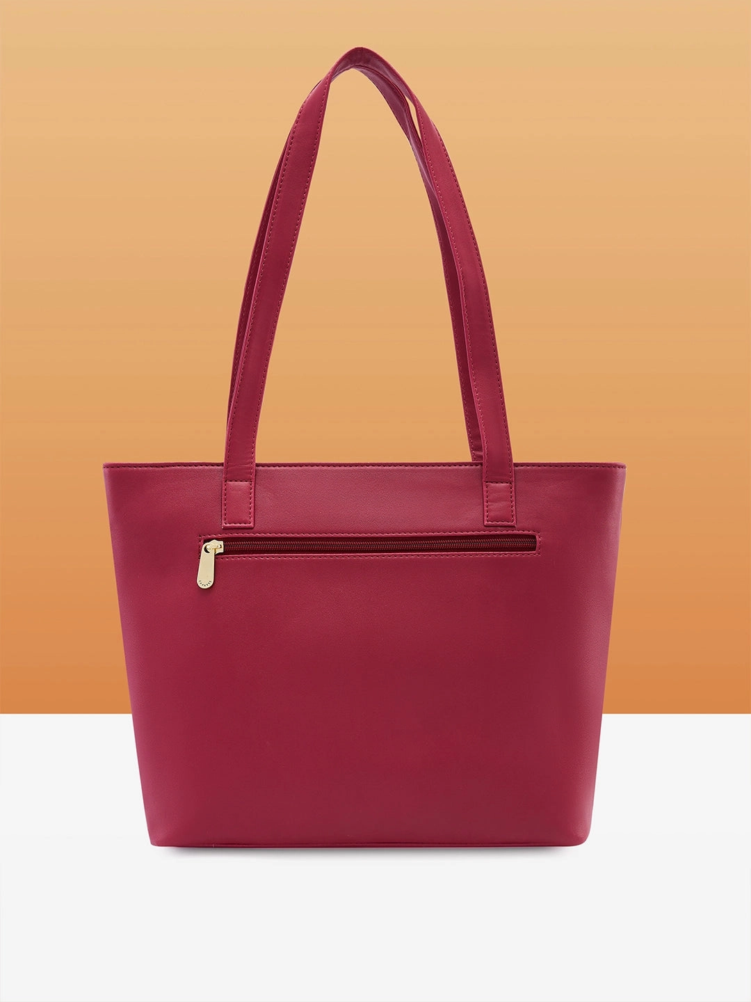 Caprese Alexandria Large Maroon Tote Bag