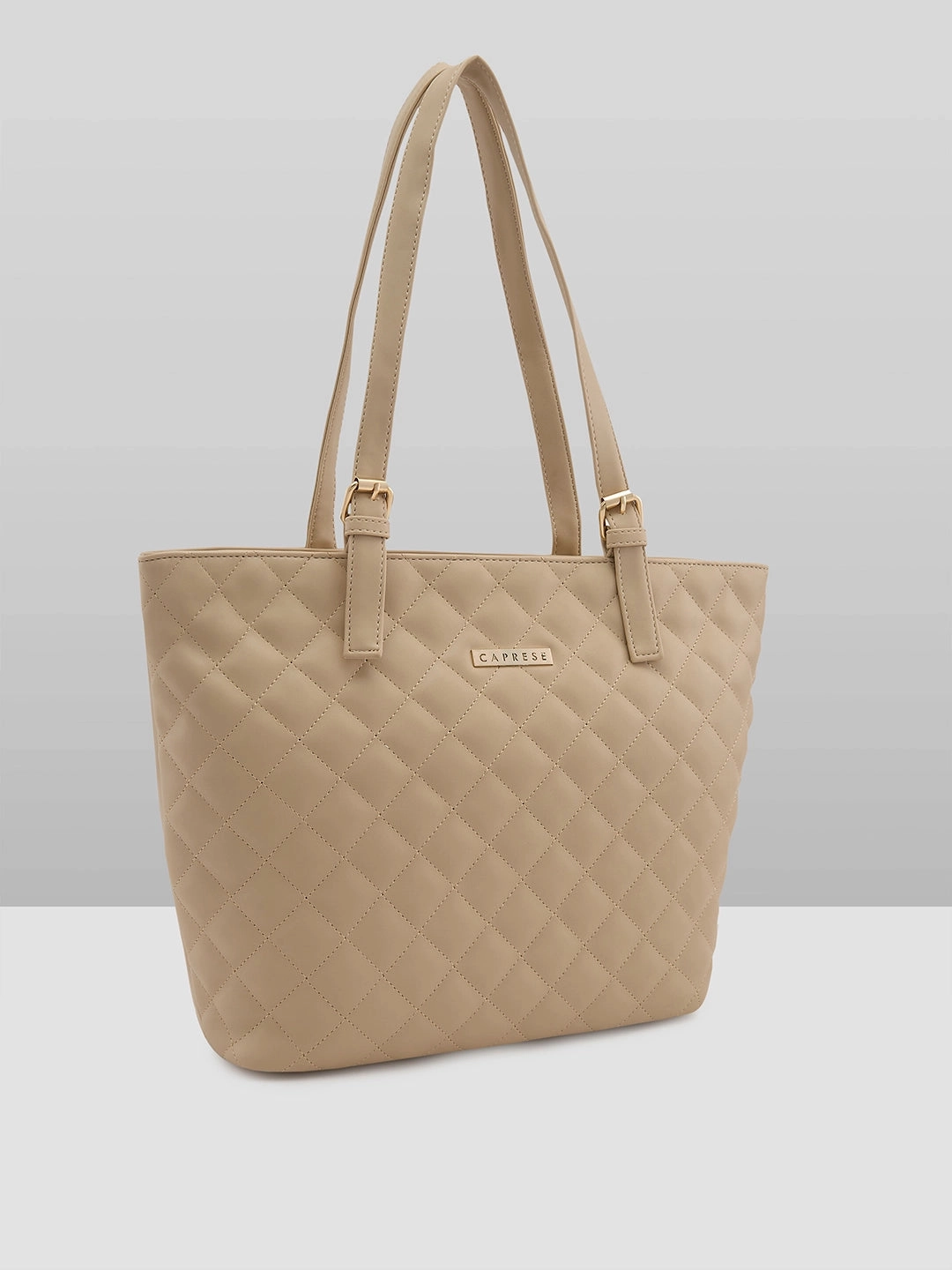 Caprese Bradley Medium Beige Tote Bag