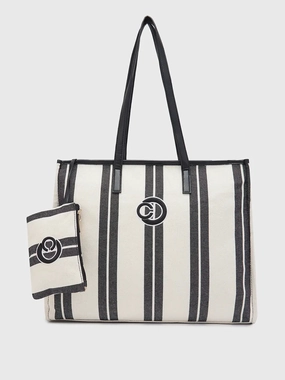 Caprese Dixie Large Black Tote Bag