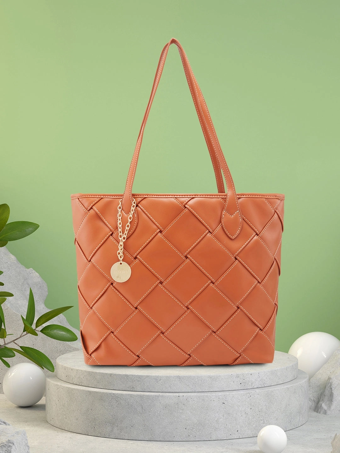 Caprese Gypsy Medium Tan Tote Bag