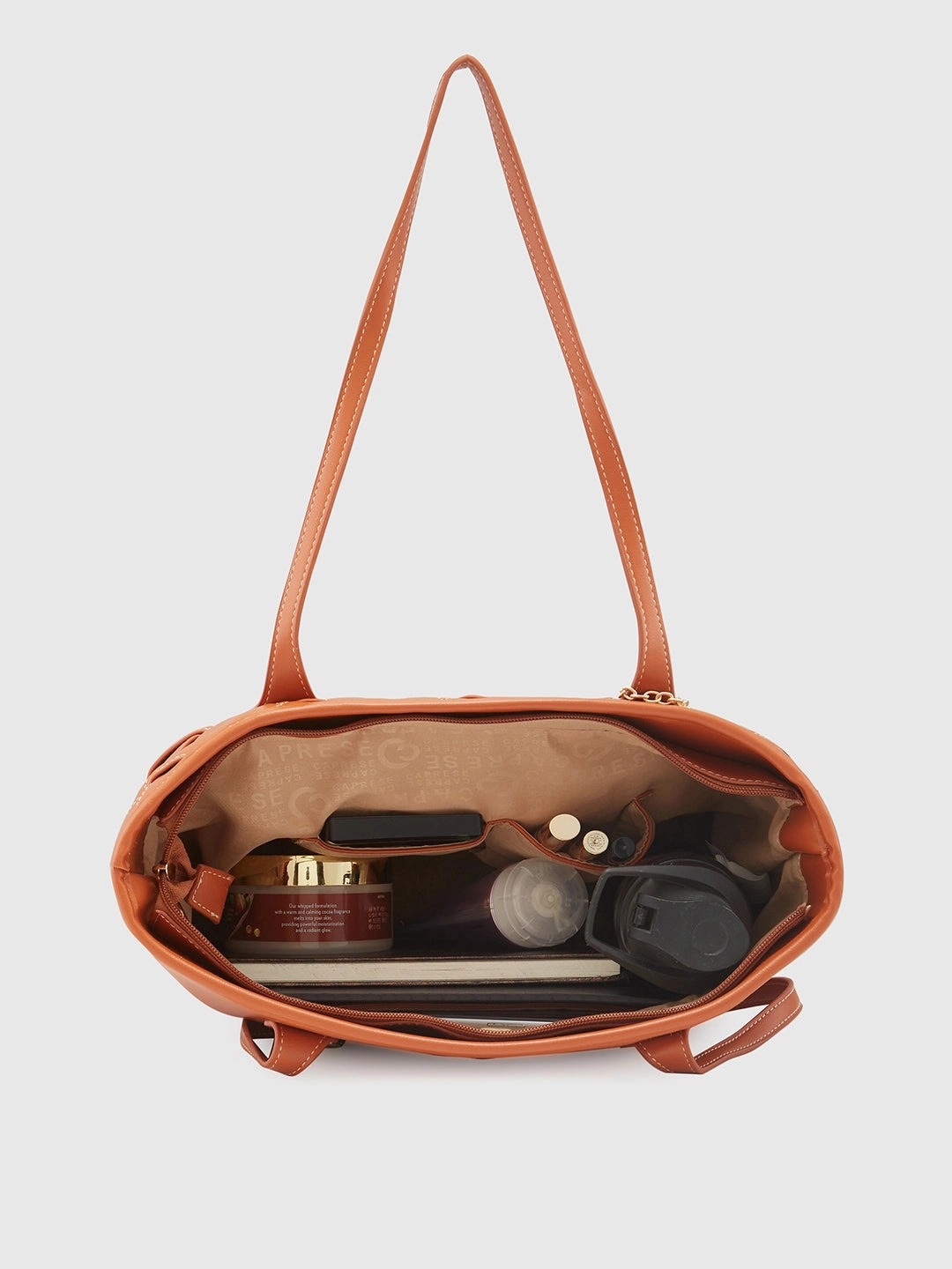 Caprese Gypsy Medium Tan Tote Bag