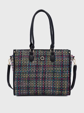 Caprese Harmonee Large Black Tote Bag