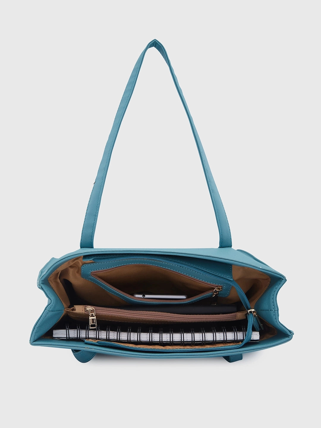 Caprese Lively Medium B Green Tote Bag