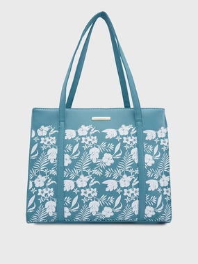Caprese Lively Medium B Green Tote Bag