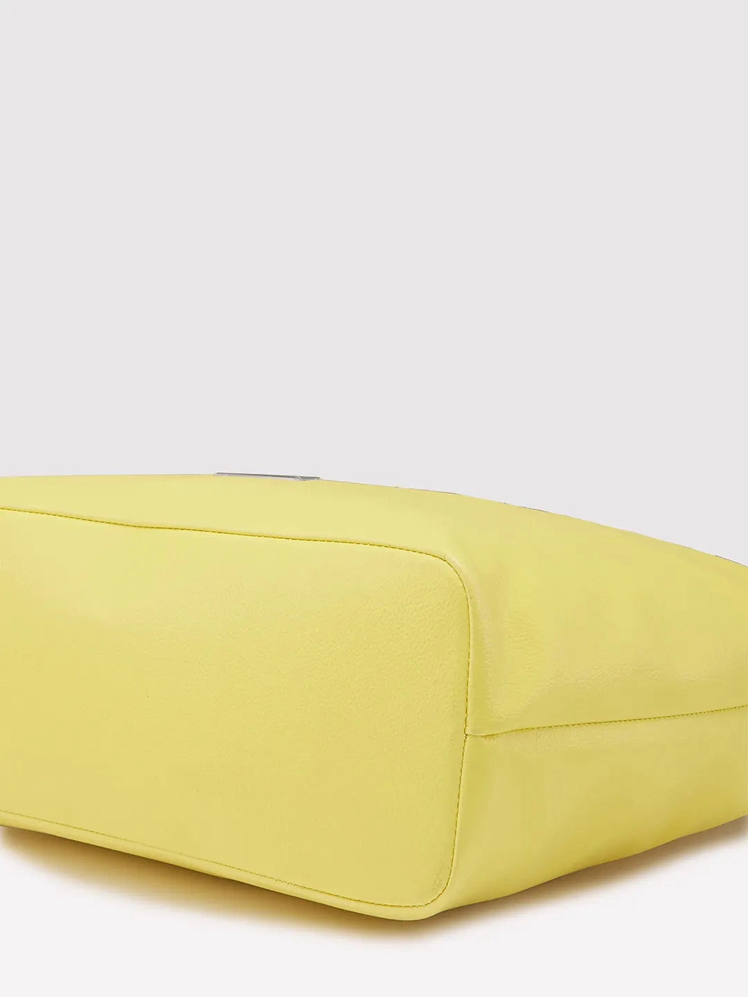 Caprese Macy Large Yellow & Black Tote Bag