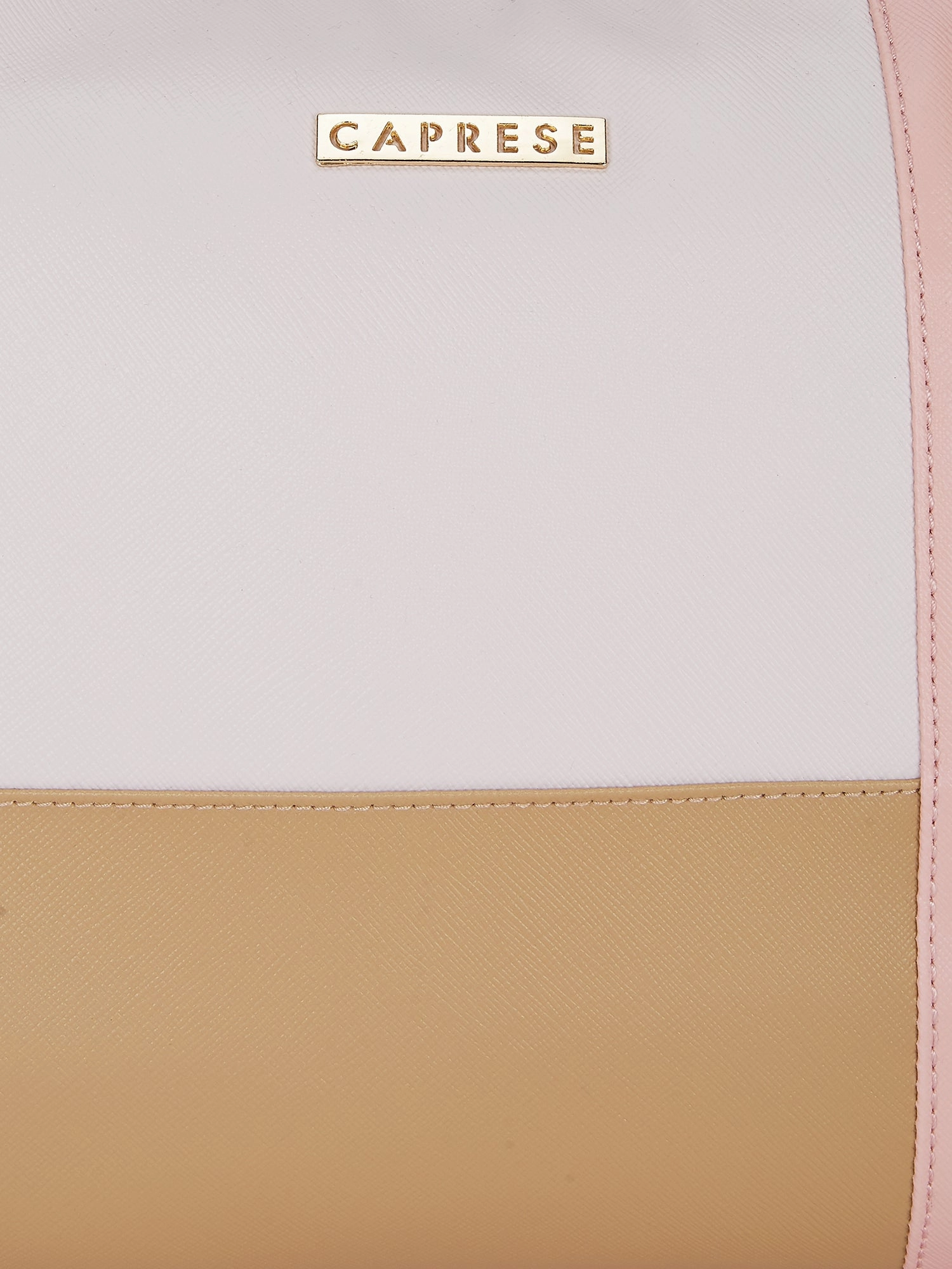 Caprese Mari Large Coral Tote Bag