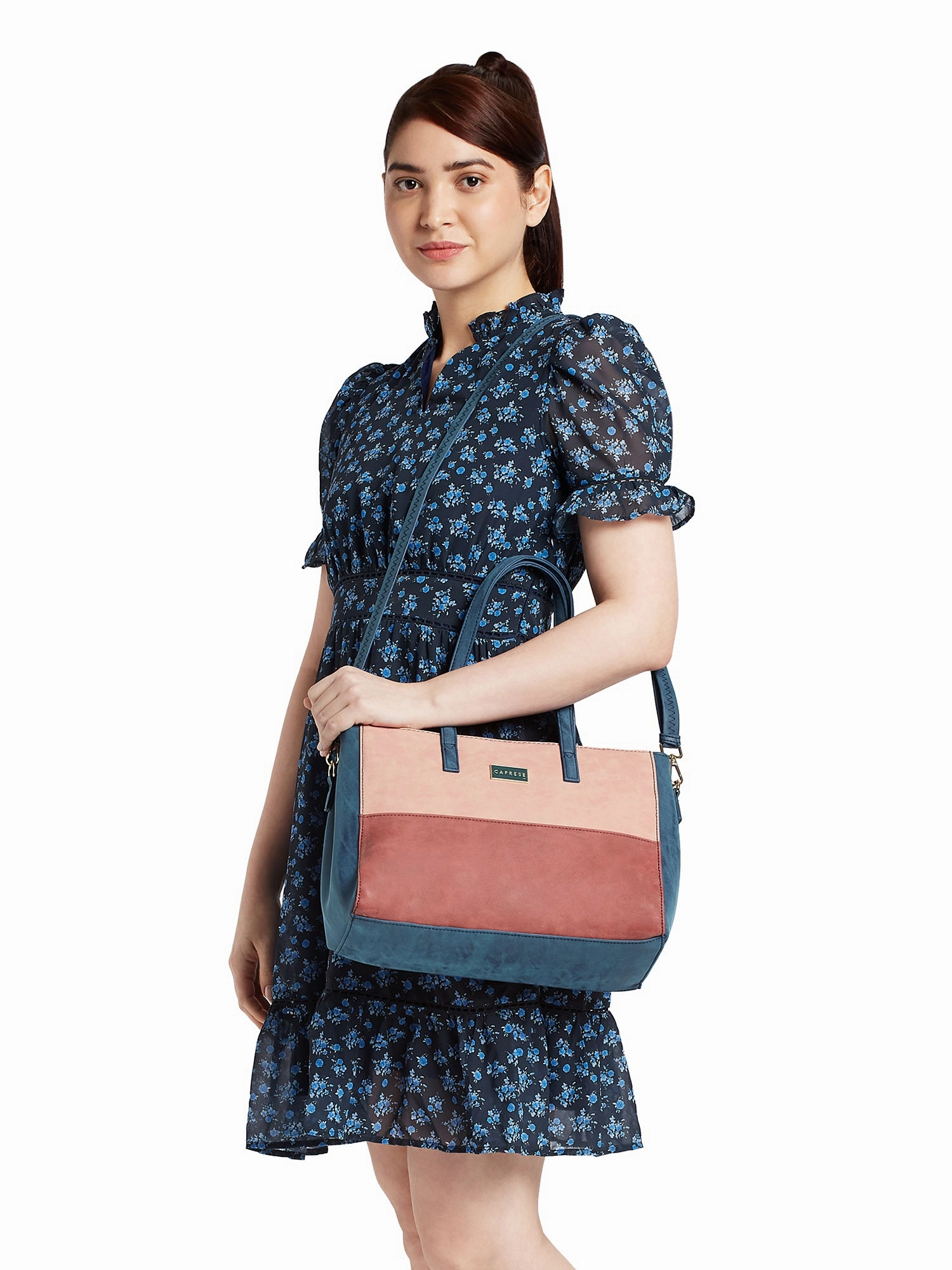 Caprese Meridet Large Red Tote Bag