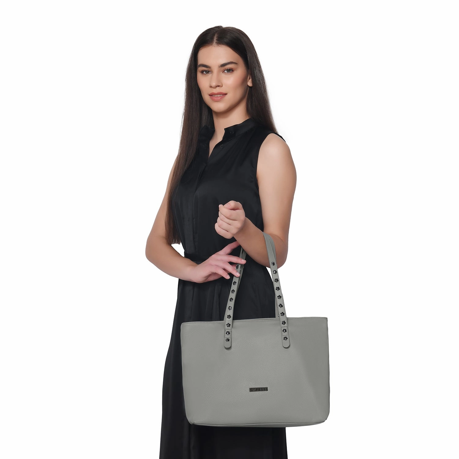 Caprese Merona Large Grey Tote Bag