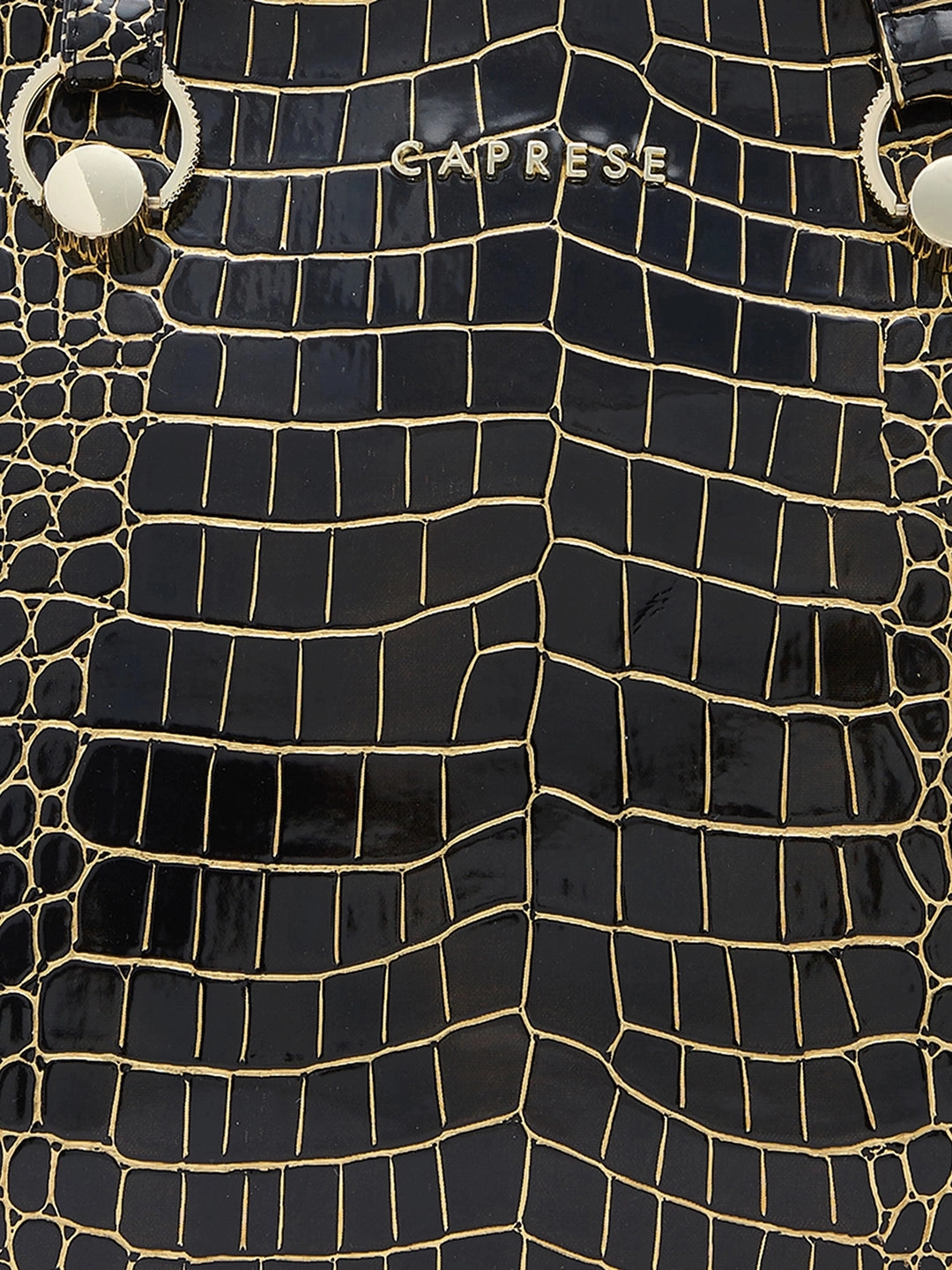 Caprese Miranda Large Black Tote Bag