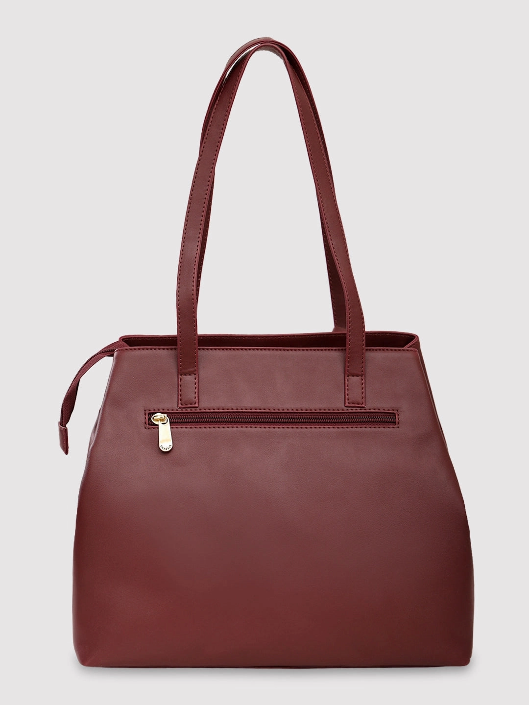 Caprese Pearl Medium Grape Tote Bag