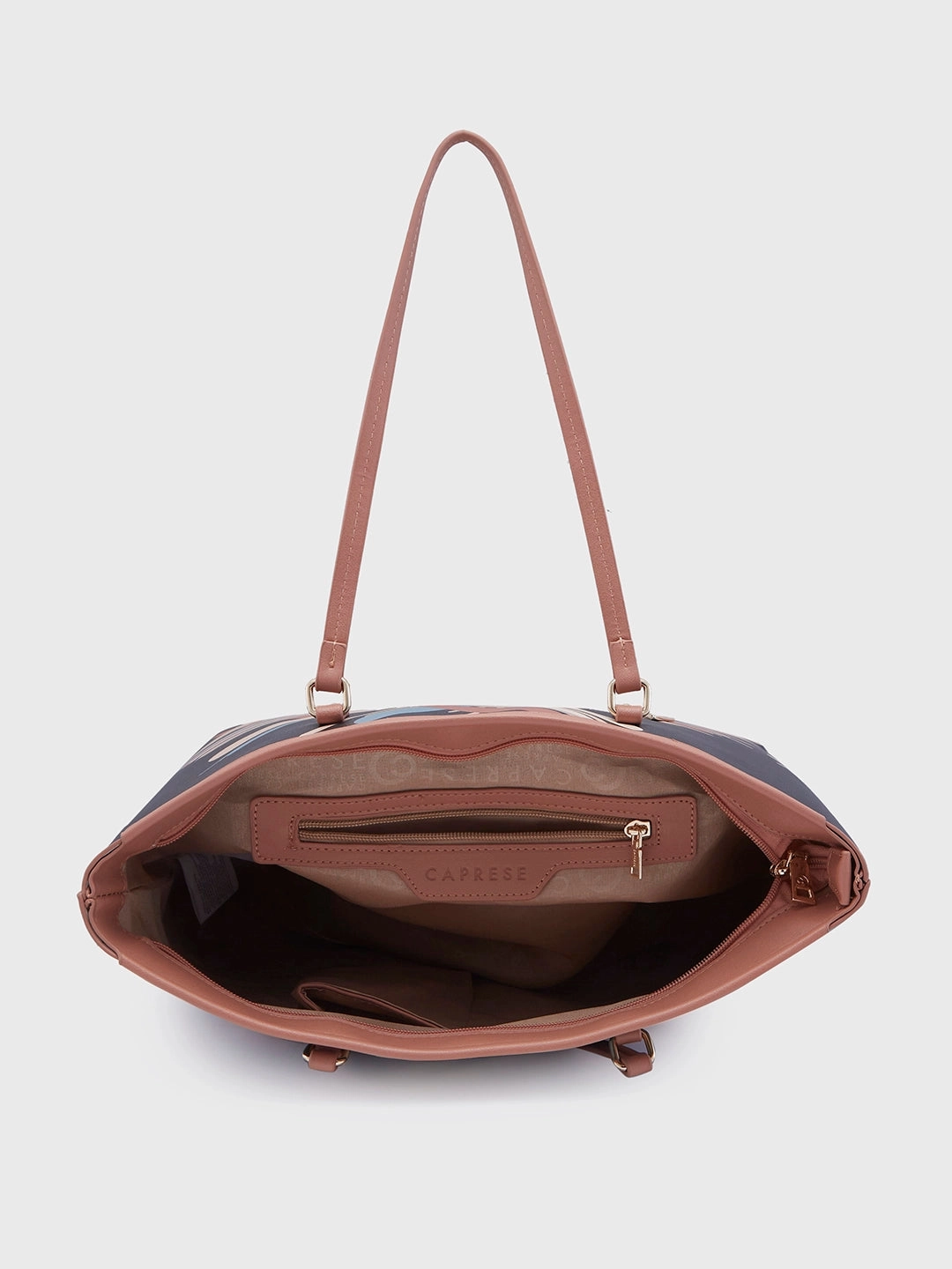 Caprese Renee Large Black Tote Bag