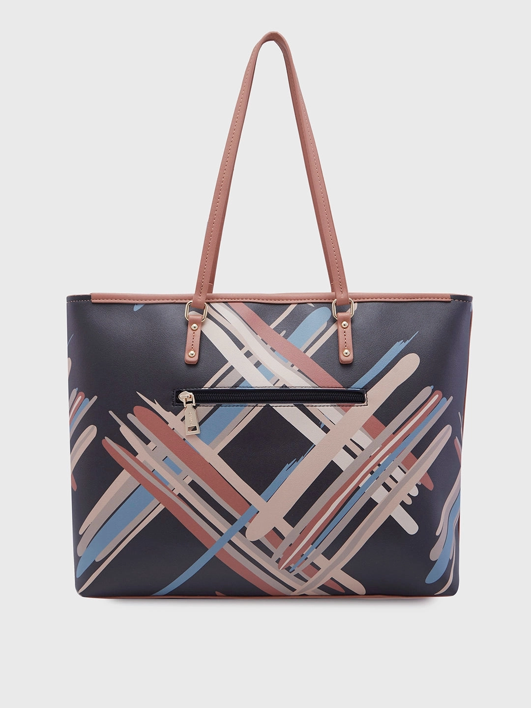 Caprese Renee Large Black Tote Bag