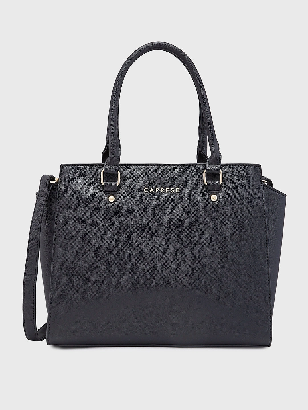 Caprese Rima Medium Black Tote Bag
