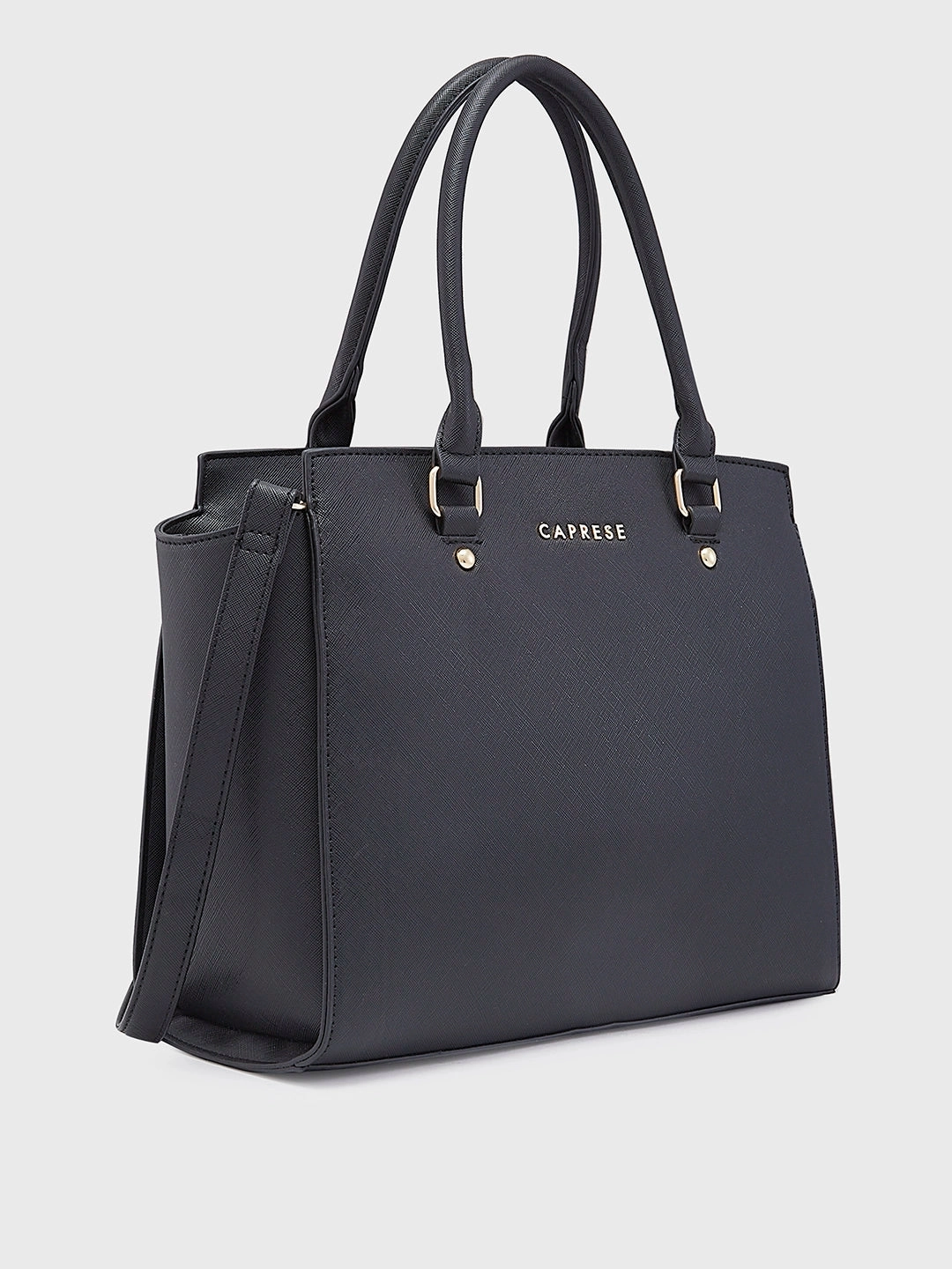 Caprese Rima Medium Black Tote Bag